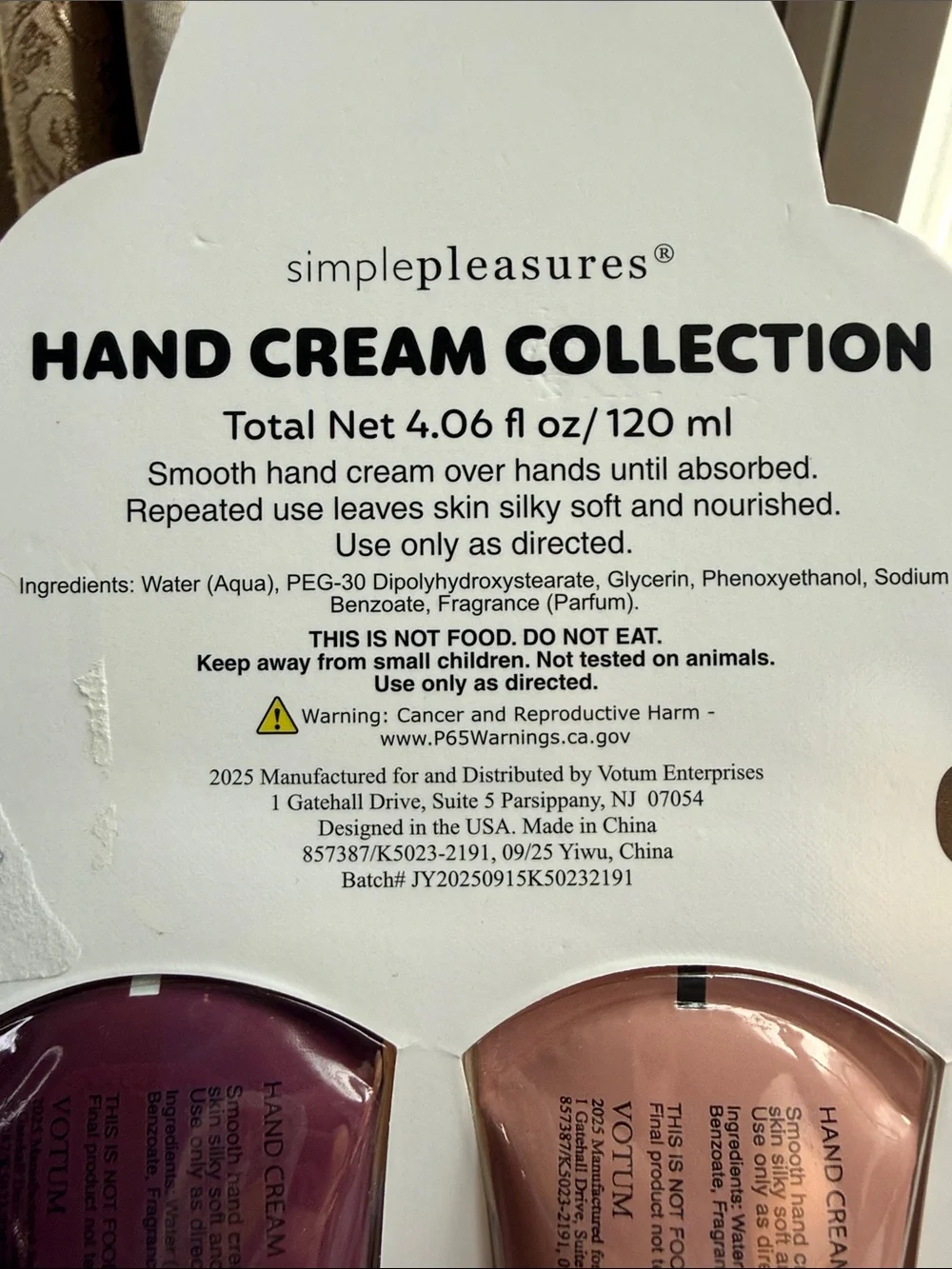 Sweets Selection Hand Cream Set - Pink & Mauve Shades